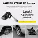 4pcs LAUNCH LTR-01 RF Sensor 315MHz & 433MHz TPMS Sensor Tool Metal & Rubber