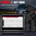 Original Launch X431 V+ HD3 Wifi/Bluetooth Heavy Duty Truck Diagnostic Tool Free Update Online