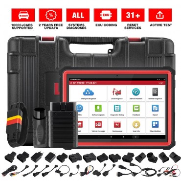 LAUNCH X431 PRO3S Plus 10.1' Car Diagnostic Tools Auto OBD2 OBD Full System Scanner TPMS ECU Coding Active Test pk X431 PRO V