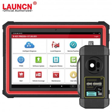 LAUNCH X431 Pro3s Plus 10.1&quot; OBD2 Diagnostic Scanner ECU Coding X431 X-PROG 3 Vehicle Immobilizer Programmer Key programmer tool