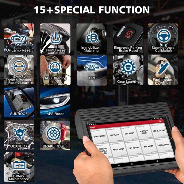 Launch X431 V V5.0 8inch Tablet Wifi/Bluetooth Full System Diagnostic Tool 1 Year Free Update Online - Image 7