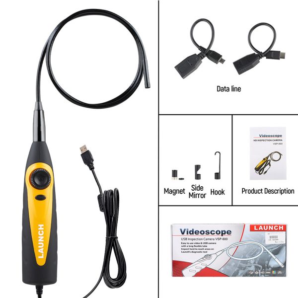 Launch X431 VSP-600 VSP600 Videoscope Camera Endoscope Flexible IP67 Waterproof for Launch X431 Scanners and Any Android devices - Image 9