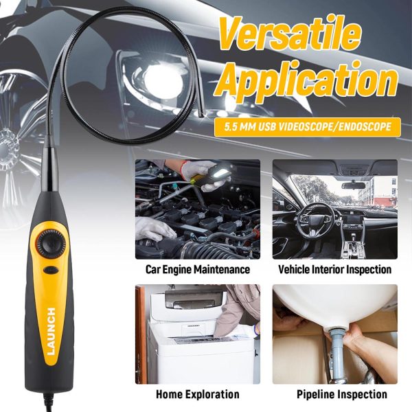 Launch X431 VSP-600 VSP600 Videoscope Camera Endoscope Flexible IP67 Waterproof for Launch X431 Scanners and Any Android devices - Image 8