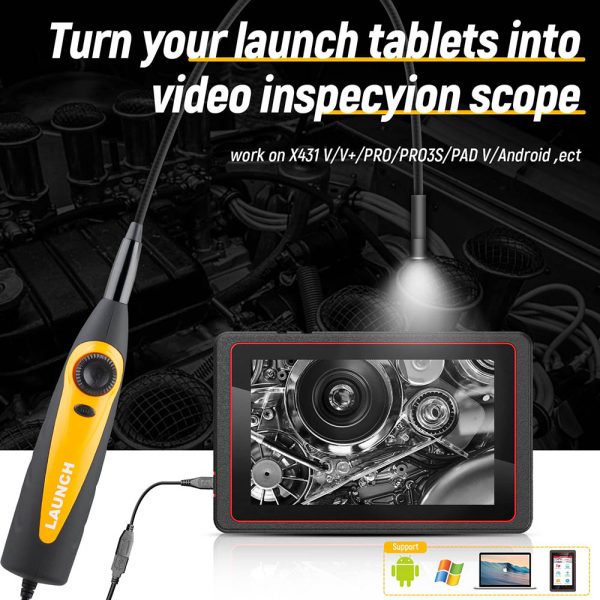 Launch X431 VSP-600 VSP600 Videoscope Camera Endoscope Flexible IP67 Waterproof for Launch X431 Scanners and Any Android devices - Image 6