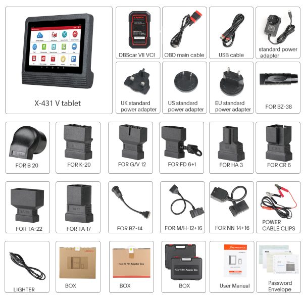 Launch X431 V+ 5.0 PRO3 Diagnostic Tool Supports Topology Mapping ECU Online Coding & 37+ Services AutoAuth FCA SGW Add CAN FD Protocols - Image 10
