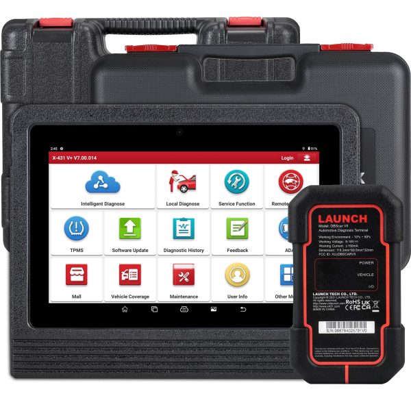 Launch X431 V+ 5.0 PRO3 Diagnostic Tool Supports Topology Mapping ECU Online Coding & 37+ Services AutoAuth FCA SGW Add CAN FD Protocols - Image 8