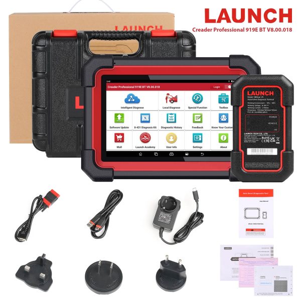 [EU/UK Version] Launch X431 CRP919E BT Car Diagnostic Tool DBScar VII VCI Auto OBD OBD2 Scanner Active Test ECU Coding CANFD DOIP 31+ Reset Services - Image 9