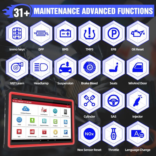 LAUNCH X431 Pro3s Plus 10.1&quot; OBD2 Diagnostic Scanner ECU Coding X431 X-PROG 3 Vehicle Immobilizer Programmer Key programmer tool - Image 4