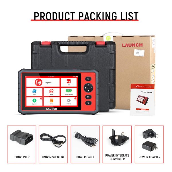 LAUNCH X431 CRP909E OBD2 Car Full System Diagnostic Tool Code Reader Scanner with 15 Reset Service Upgraded Version of CRP909 - Image 13