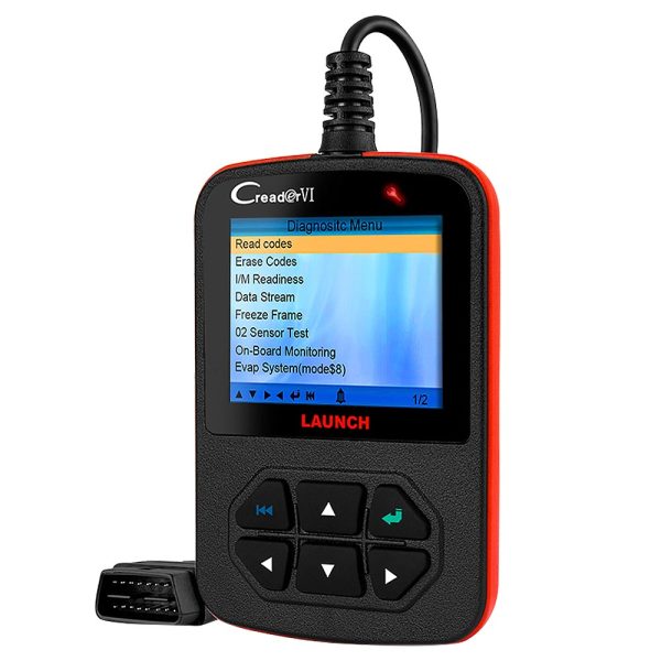Launch Creader VI Code Reader Code Scanner With Full Color QVGA LCD Screen - Image 3