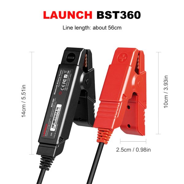 Launch X431 BST360 Bluetooth Battery Tester Used with X-431 PRO GT, X-431 PRO V4.0, X-431 PRO3 V4.0, X-431 PRO5, X-431 PAD V/PAD VII - Image 6