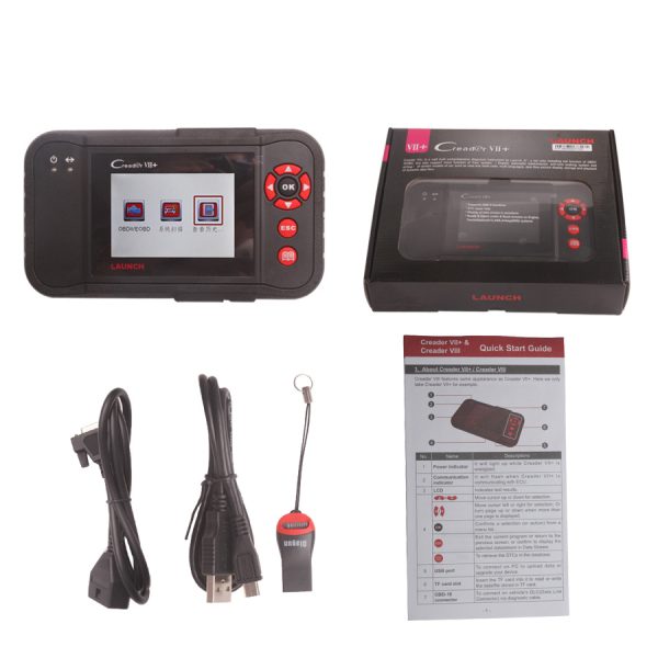 Launch X431 Creader VII+ (CRP123) Multi-Language Diagnostic Instrument - Image 9