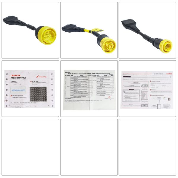 Launch X431 HD3 Ultimate Heavy Duty Truck Diagnostic Adapter for X431 V+, X431 PAD3, X431 Pro3 - Image 13