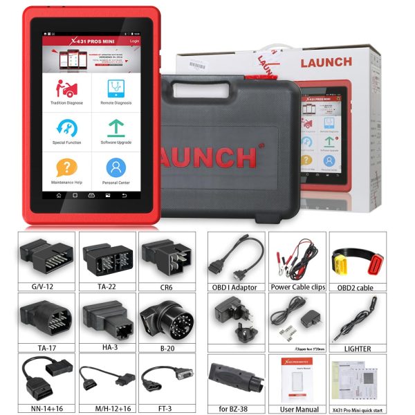 Launch X431 ProS Mini Android Pad Multi-System Diagnostic & Service Tool 1 Year Free Update Online - Image 7