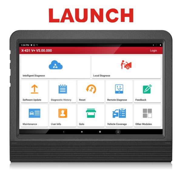 Launch X431 V+ 4.0 Wifi/Bluetooth 10.1inch Tablet with HD3 Ultimate Adapter Work on 12V & 24V Cars and Trucks - Image 3