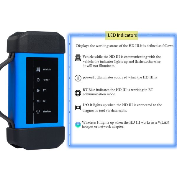 Launch X431 V+ 4.0 Wifi/Bluetooth 10.1inch Tablet with HD3 Ultimate Adapter Work on 12V & 24V Cars and Trucks - Image 11