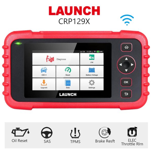Original LAUNCH Creader CRP129X Car Diagnostic Tool for Engine/Transmission/ABS/SRS Advanced Version of CRP129 - Image 7