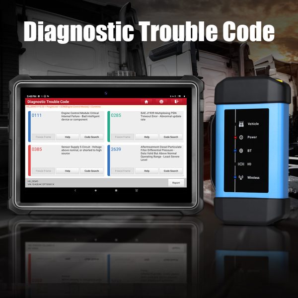 Original Launch X431 V+ HD3 Wifi/Bluetooth Heavy Duty Truck Diagnostic Tool Free Update Online - Image 8