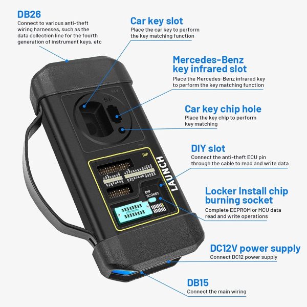 Launch X431 GIII X-PROG 3 Advanced Immobilizer & Key Programmer Compatible with X431 PRO Elite/V+/PRO3S+/Pro5/PAD V/PAD VII - Image 6