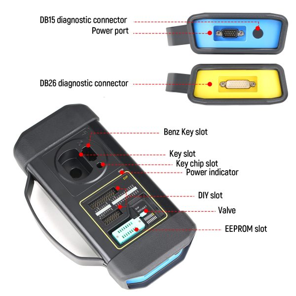 Launch X431 GIII X-PROG 3 Advanced Immobilizer & Key Programmer Compatible with X431 PRO Elite/V+/PRO3S+/Pro5/PAD V/PAD VII - Image 7