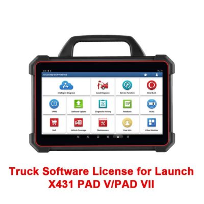 One Year Online Activation for Launch X431 Heavy Duty Trucks Software License Only on 24V Commercial Trucks for X431 PAD V/ PAD VII and PRO5 Smartlink
