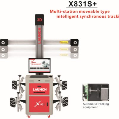 Original LAUNCH X831S+ X831Plus 3D 4-Post Car Alignment Lifts Platform Supports multi-language UNICODE