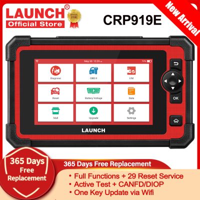 AUNCH X431 CRP919E Full System Car Diagnostic Tools with 31+ Reset Service Auto OBD OBD2 Code Reader Scanner 2 Year Free Update Global version