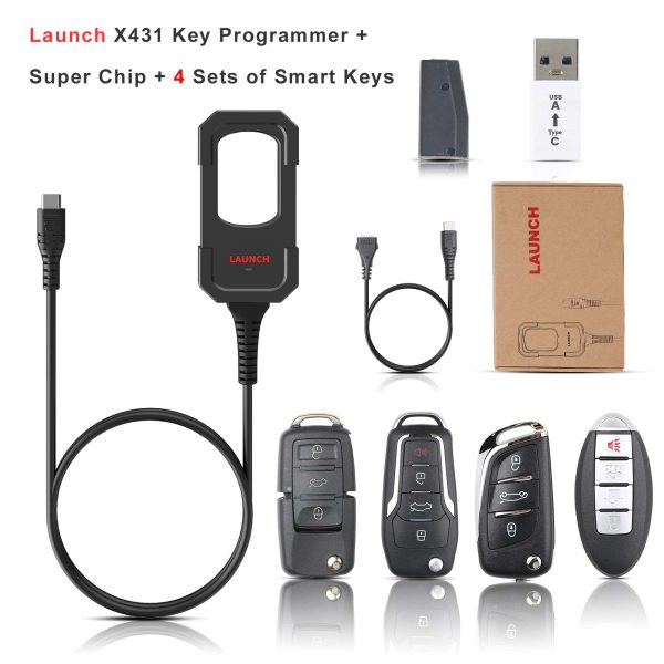 2023-Launch-X431-Key-Programmer-Remote-Maker-with-Super-Chip-and-4-Sets-of-Smart-Keys-SK413-4