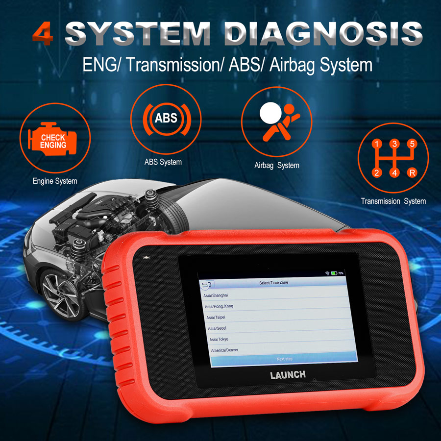 Launch X431 CRP129E OBD2 ENG ABS SRS AT Diagnostic