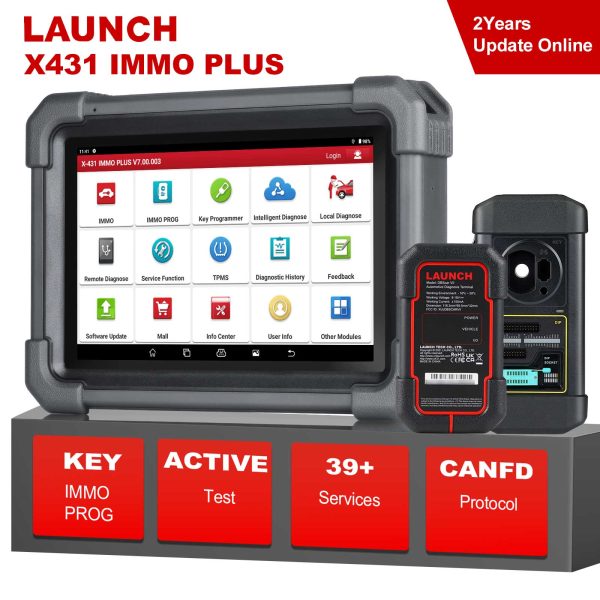 2025 Launch X431 IMMO Plus Key Programmer 3-in-1 IMMO Clone Diagnostics Functions Global Version Supports MQB RH850 BMW BDC2 Add Key - Image 6