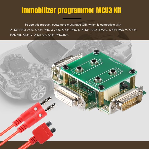 Launch X431 MCU3 Adapter for X-PROG3 GIII Work on Mercedes Benz All Keys Lost and ECU TCU Reading - Image 6